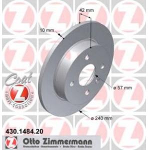 спирачен диск ZIMMERMANN 430.1484.20 