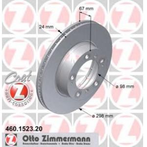 спирачен диск ZIMMERMANN 460.1523.20 