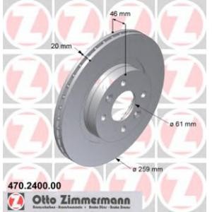 спирачен диск ZIMMERMANN 470.2400.00 