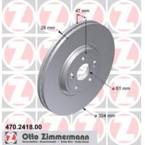 спирачен диск ZIMMERMANN 470.2418.00 