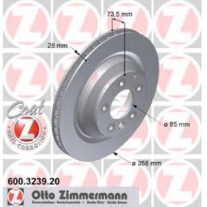 спирачен диск ZIMMERMANN 600.3239.20