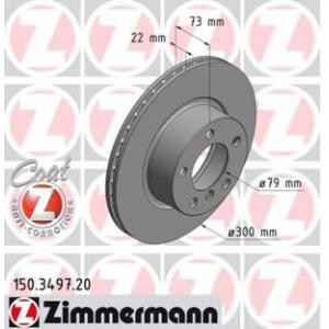 спирачен диск ZIMMERMANN 150.3497.20