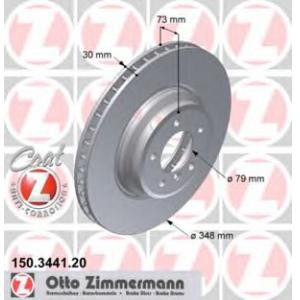 спирачен диск ZIMMERMANN 150.3441.20 