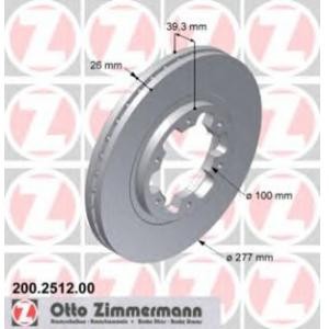 спирачен диск ZIMMERMANN 200.2512.00 