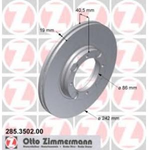 спирачен диск ZIMMERMANN 285.3502.00