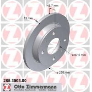 спирачен диск ZIMMERMANN 285.3503.00 