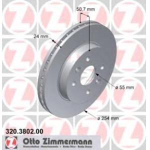 спирачен диск ZIMMERMANN 320.3802.00
