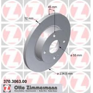 спирачен диск ZIMMERMANN 370.3063.00 