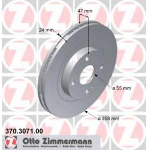 спирачен диск ZIMMERMANN 370.3071.00 