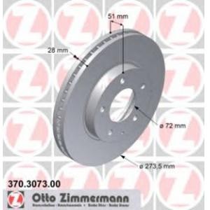 спирачен диск ZIMMERMANN 370.3073.00 