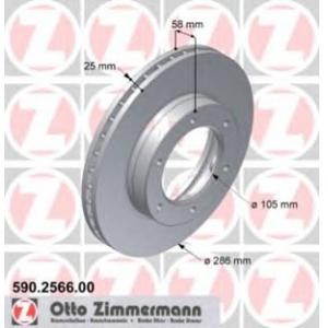 спирачен диск ZIMMERMANN 590.2566.00 