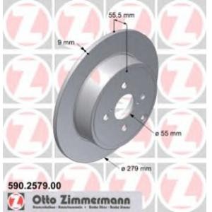 спирачен диск ZIMMERMANN 590.2579.00 