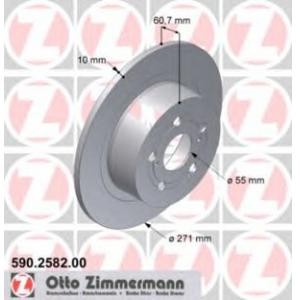 спирачен диск ZIMMERMANN 590.2582.00 