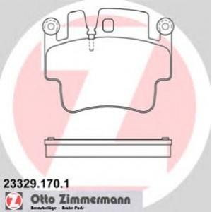 накладки ZIMMERMANN 23329.170.9 