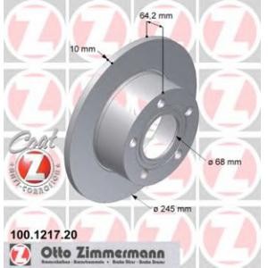 спирачен диск ZIMMERMANN 100.1217.20 