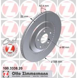 спирачен диск ZIMMERMANN 100.3338.20 