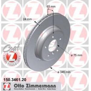 спирачен диск ZIMMERMANN 150.3461.20 