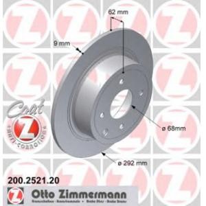 спирачен диск ZIMMERMANN 200.2521.20 
