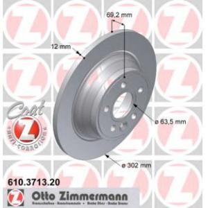 спирачен диск ZIMMERMANN 610.3713.20