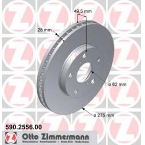 спирачен диск ZIMMERMANN 590.2556.00 