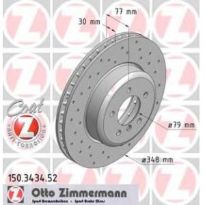 спирачен диск ZIMMERMANN 150.3434.52