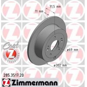 спирачен диск ZIMMERMANN 285.3517.20
