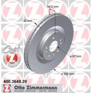 спирачен диск ZIMMERMANN 400.3649.20 