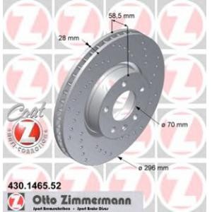 спирачен диск ZIMMERMANN 430.1465.52