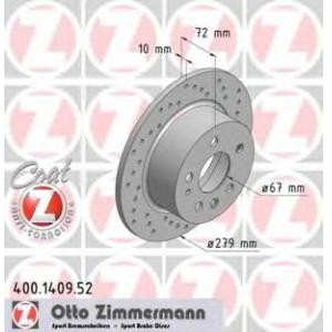 спирачен диск ZIMMERMANN 400.1409.52 