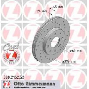 спирачен диск ZIMMERMANN 380.2162.52