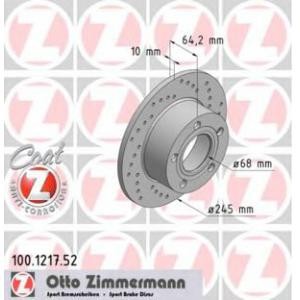 спирачен диск ZIMMERMANN 100.1217.52 