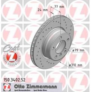 спирачен диск ZIMMERMANN 150.3402.52 