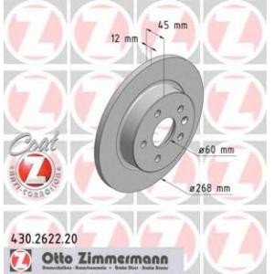 спирачен диск ZIMMERMANN 430.2622.20