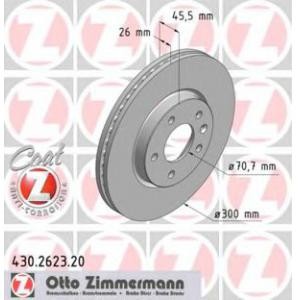 спирачен диск ZIMMERMANN 430.2623.20 