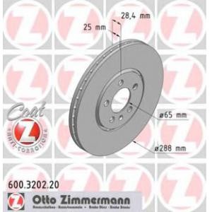 спирачен диск ZIMMERMANN 600.3202.20