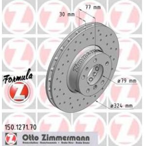 спирачен диск ZIMMERMANN 150.1271.70