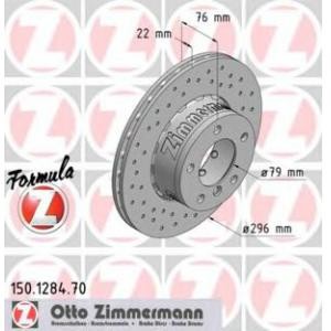 спирачен диск ZIMMERMANN 150.1284.70 