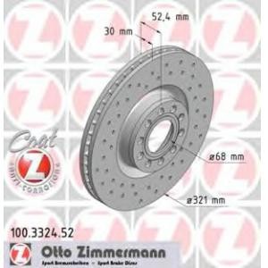 спирачен диск ZIMMERMANN 100.3324.52 