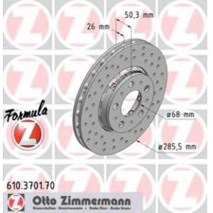 спирачен диск ZIMMERMANN 610.3701.70