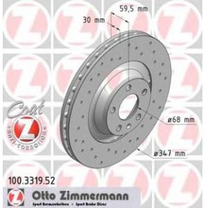 спирачен диск ZIMMERMANN 100.3319.52 