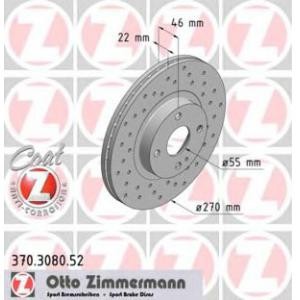 спирачен диск ZIMMERMANN 370.3080.52 