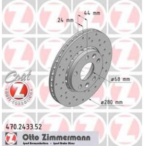спирачен диск ZIMMERMANN 470.2433.52 