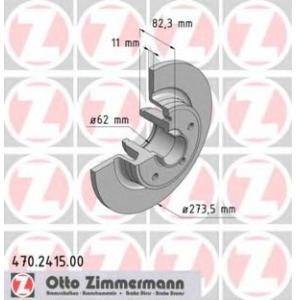 спирачен диск ZIMMERMANN 470.2415.00 