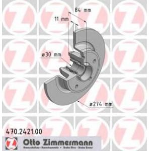 спирачен диск ZIMMERMANN 470.2421.00 