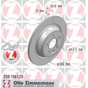 спирачен диск ZIMMERMANN 250.1361.20 
