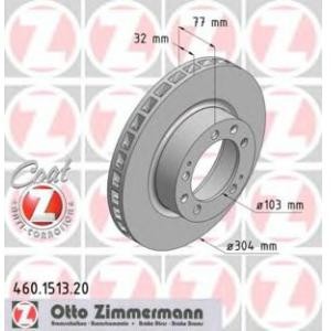 спирачен диск ZIMMERMANN 460.1513.20 