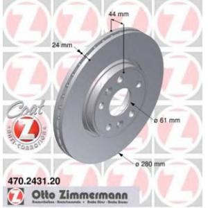 спирачен диск ZIMMERMANN 470.2431.20 
