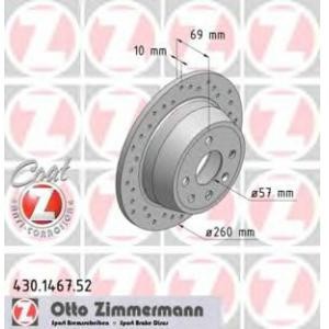спирачен диск ZIMMERMANN 430.1467.52