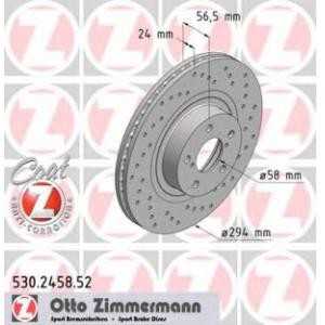 спирачен диск ZIMMERMANN 530.2458.52 