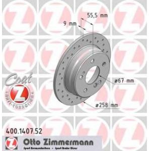спирачен диск ZIMMERMANN 400.1407.52 